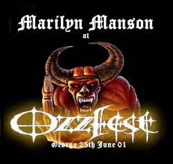 Marilyn Manson : OzzFest 2001 - George